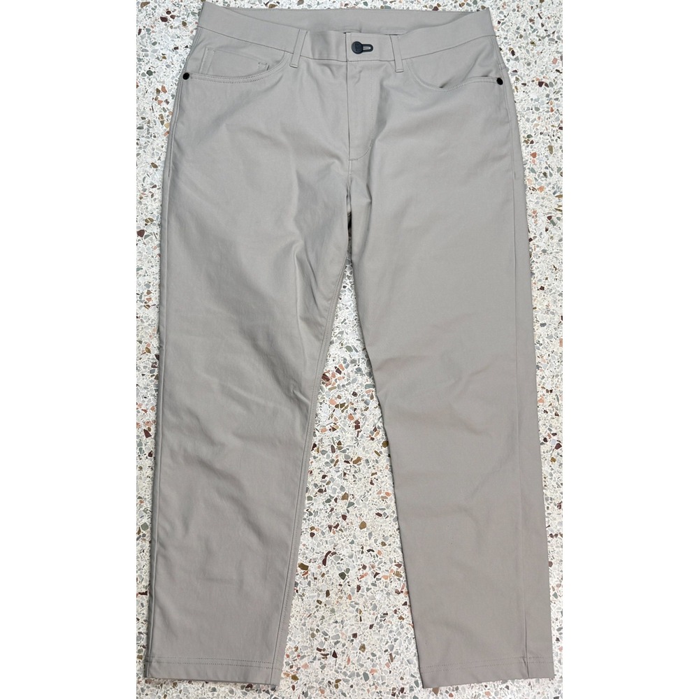 Public Rec Men's Beige 5 Pocket Straight Leg Chino Pants Size 32x28
